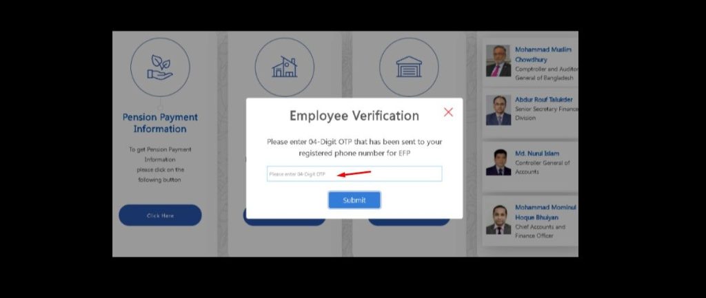 GPF employee verification