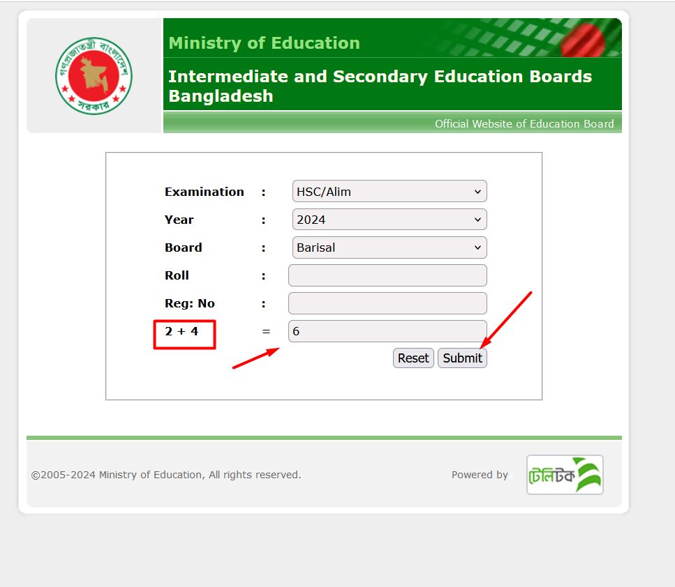 HSC Result 2024